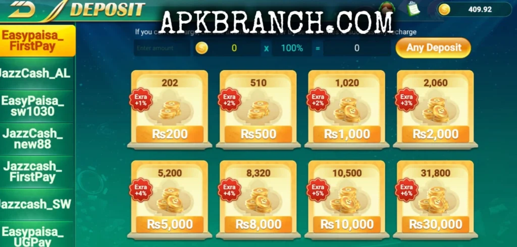 777E Game deposit