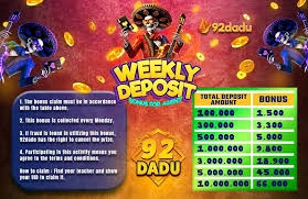 92 Dadu Game bonuses