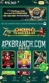 PK 365 Game interface screenshot