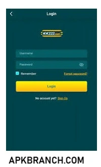 KK 222 Game login