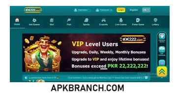 KK 222 Game rewards