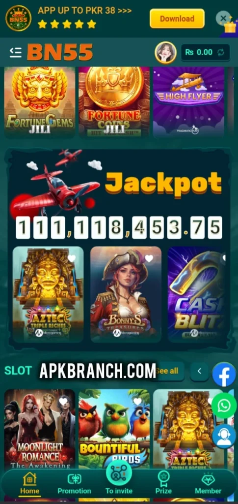 BN 55 Game bonus