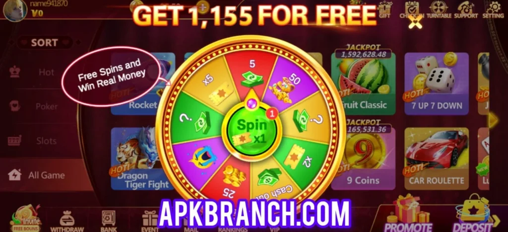 Luck 57 Game bonus