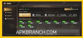 Gold 08 Game withdrawal