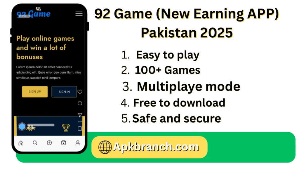 92 Game interface screenshot