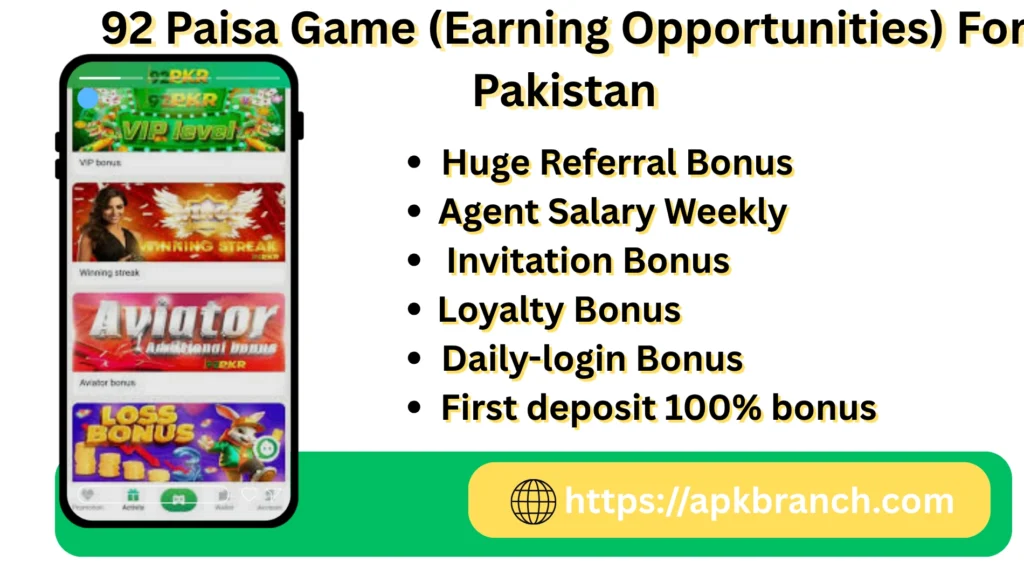 92 Paisa Game rewards