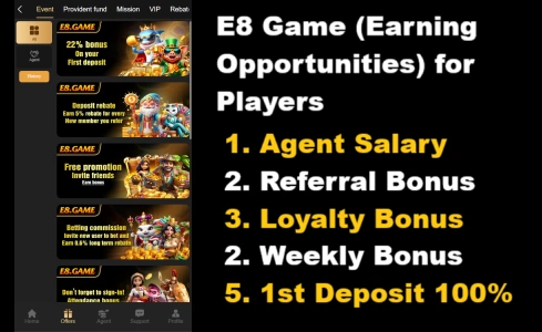 E8 Game rewards