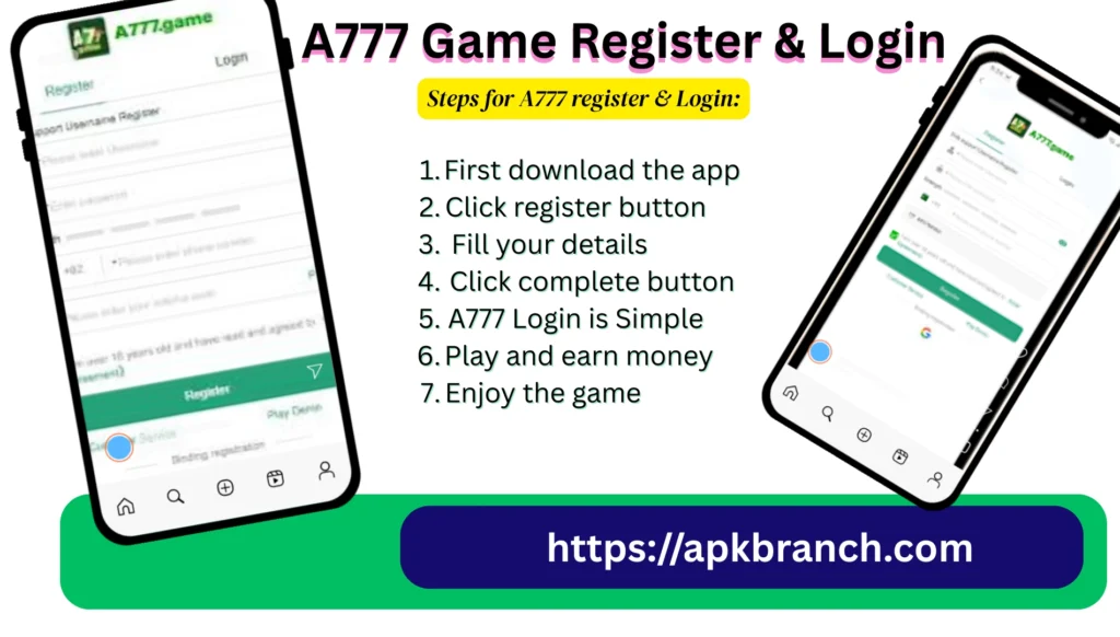 A777 Game login