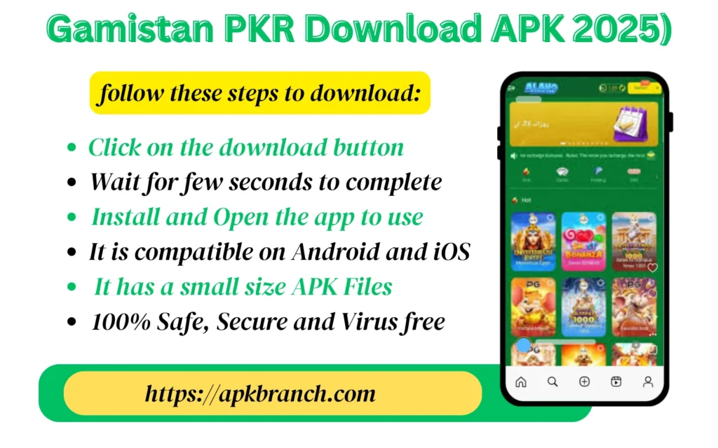 Gamistan PKR Game download
