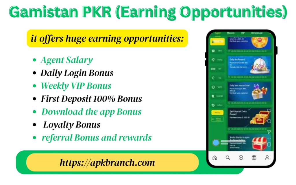 Gamistan PKR Game rewards