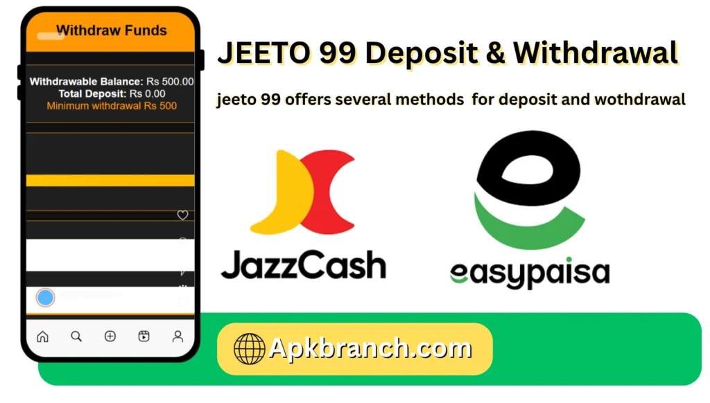 Jeeto 99 Game Deposit and withdrawal