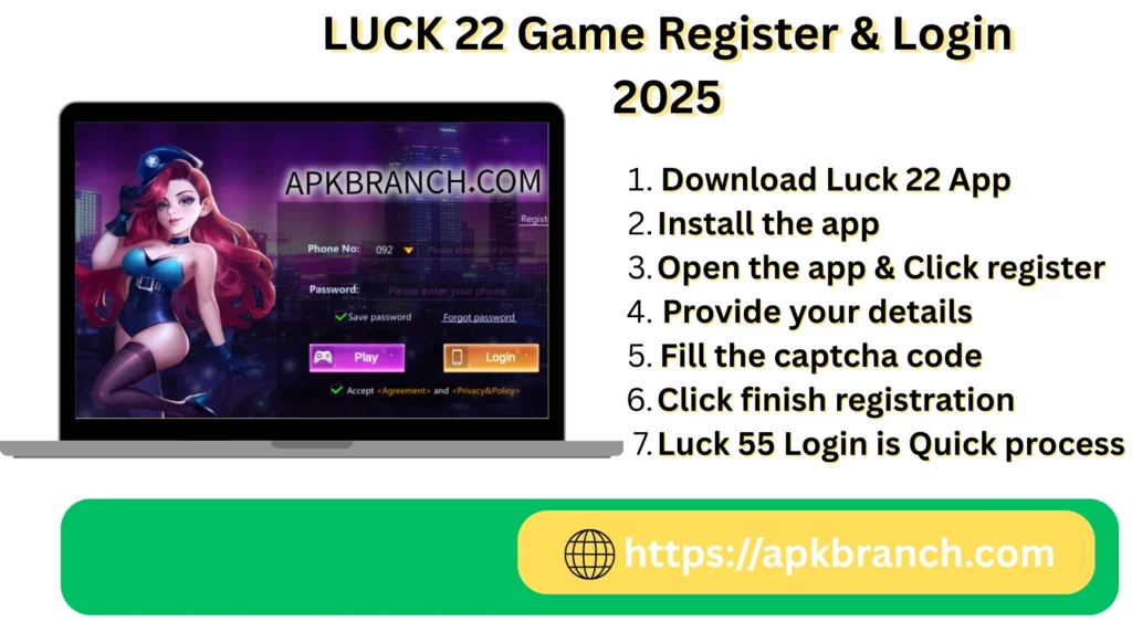 Luck 22 Game login