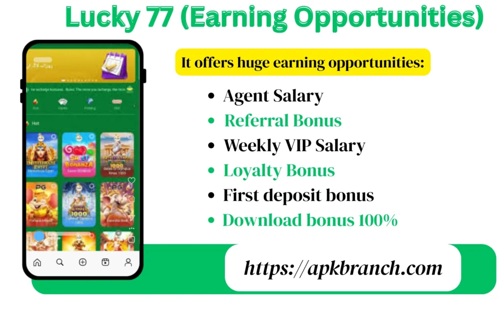 Lucky 77 Game rewards