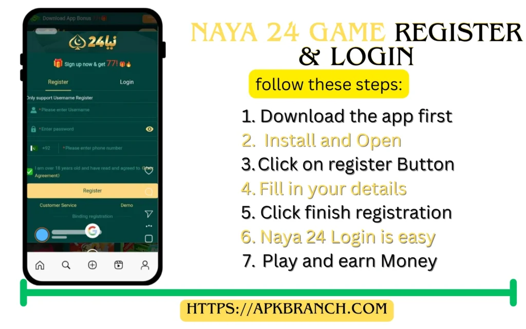 Naya 24 Game login