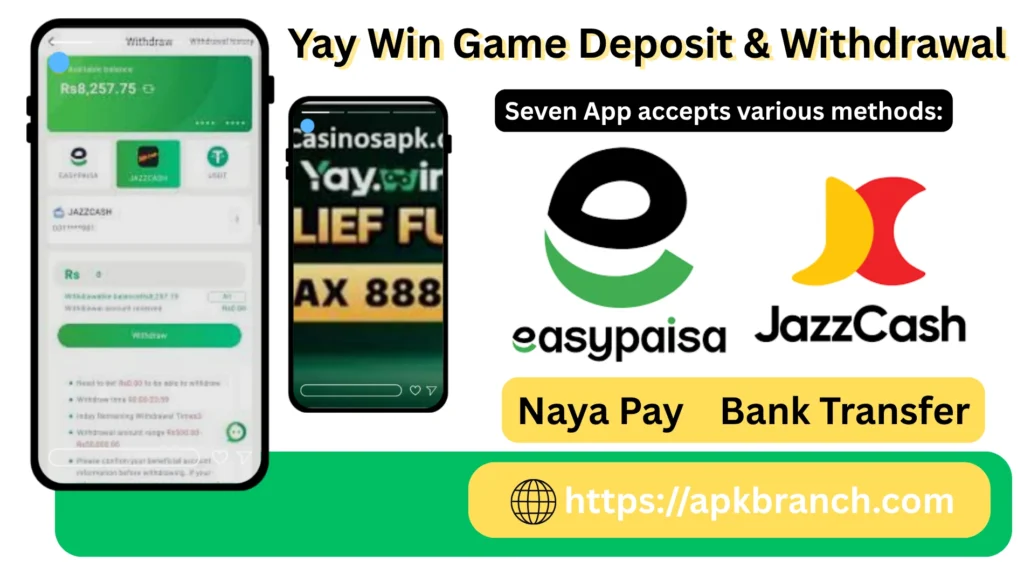 Yay Win Game deposit and withdrawal