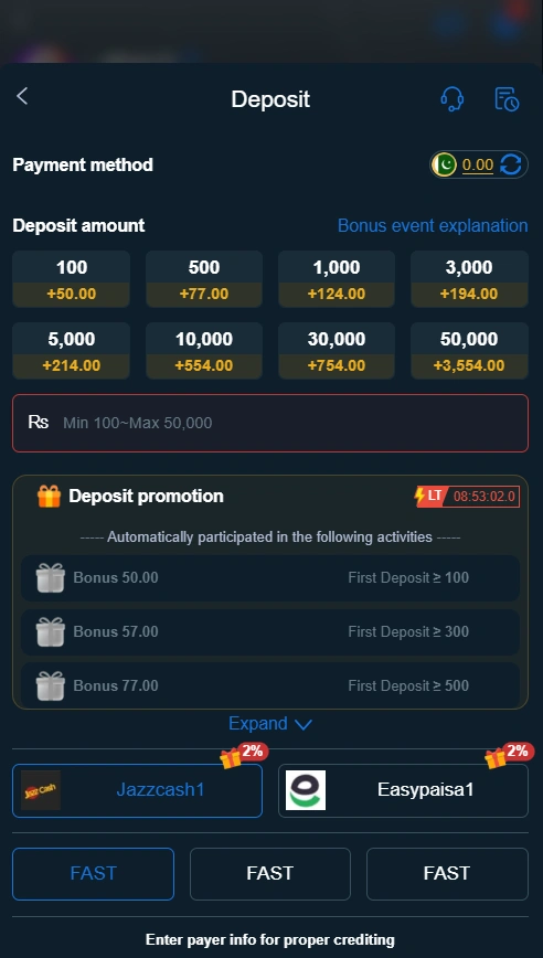 Khel92 Game deposit
