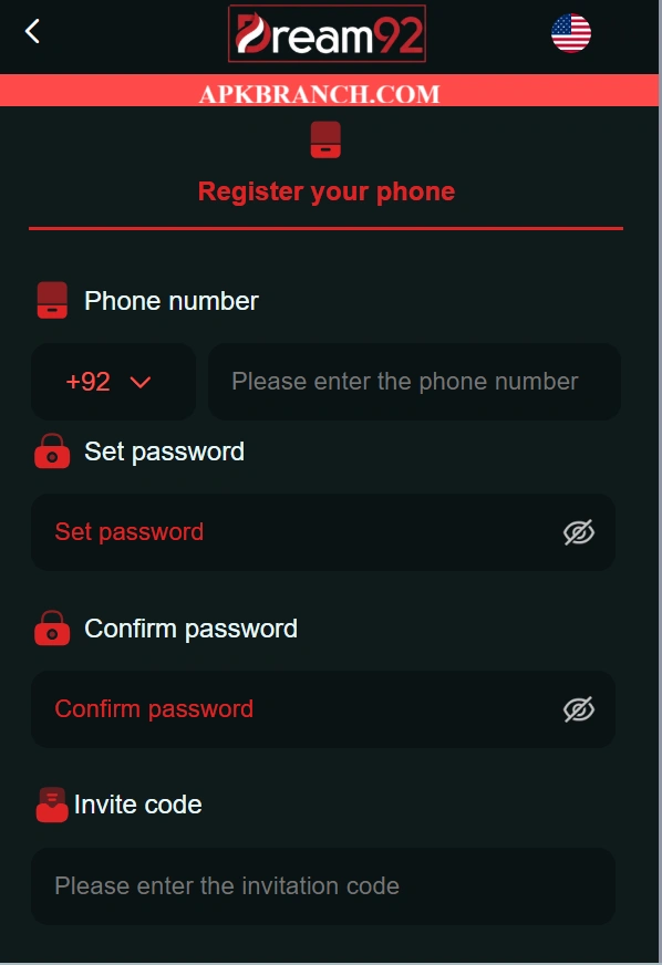 Dream92 game register