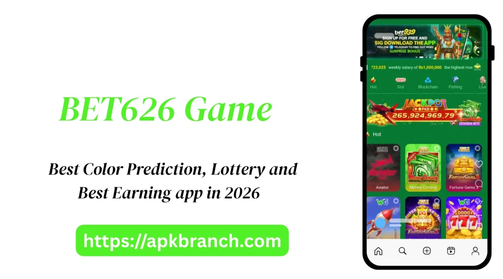 Bet626 game interface screenshot