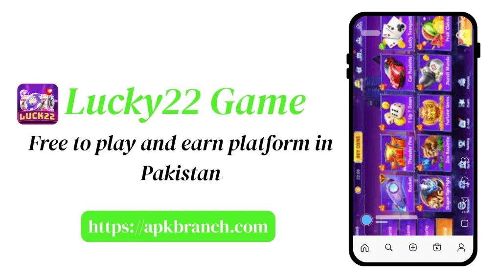 Lucky 22 game interface screenshot