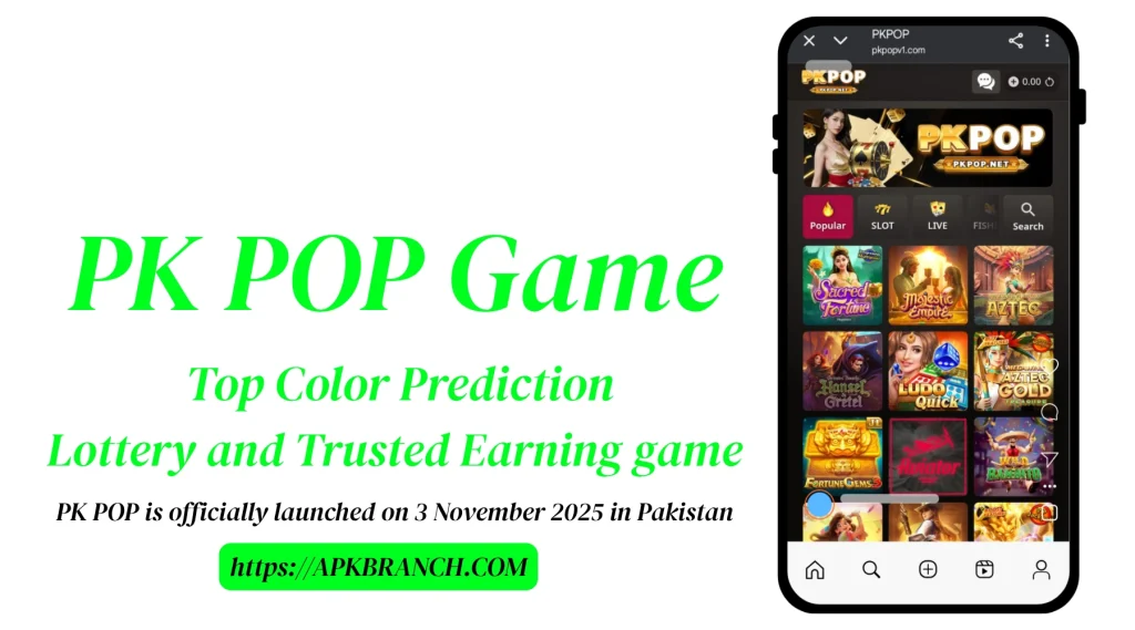 PK POP Game interface screenshot