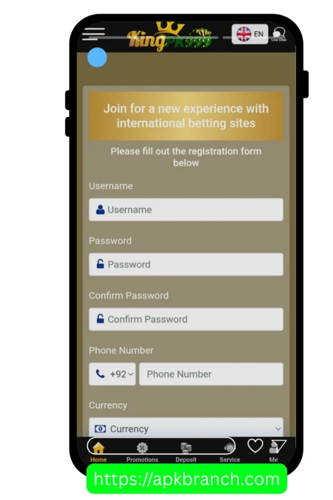 Kingpk999 game login