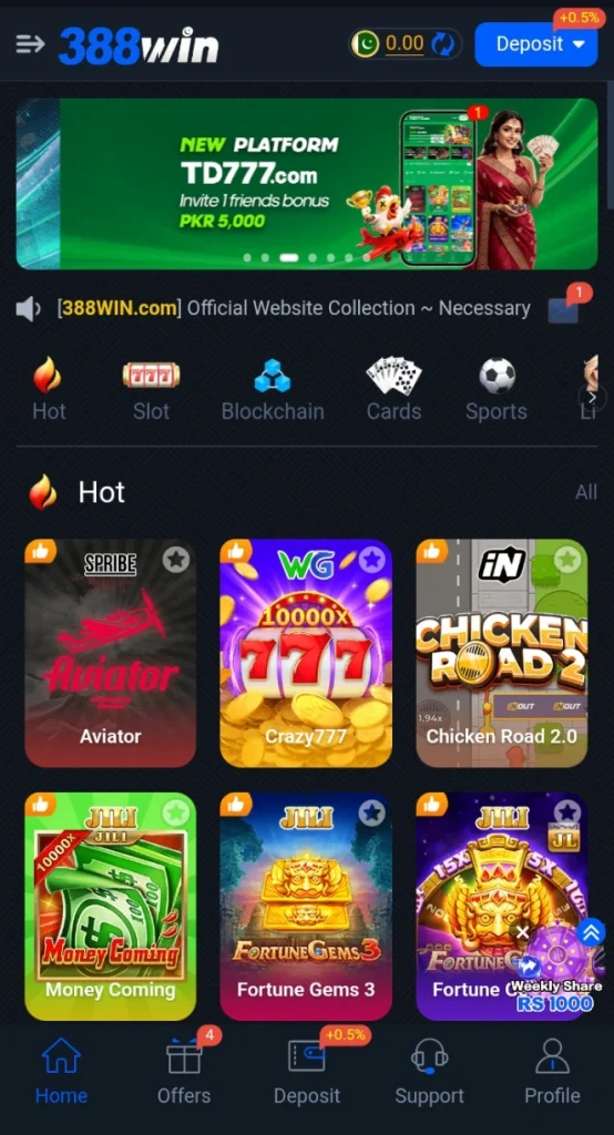 388Win Game interface image