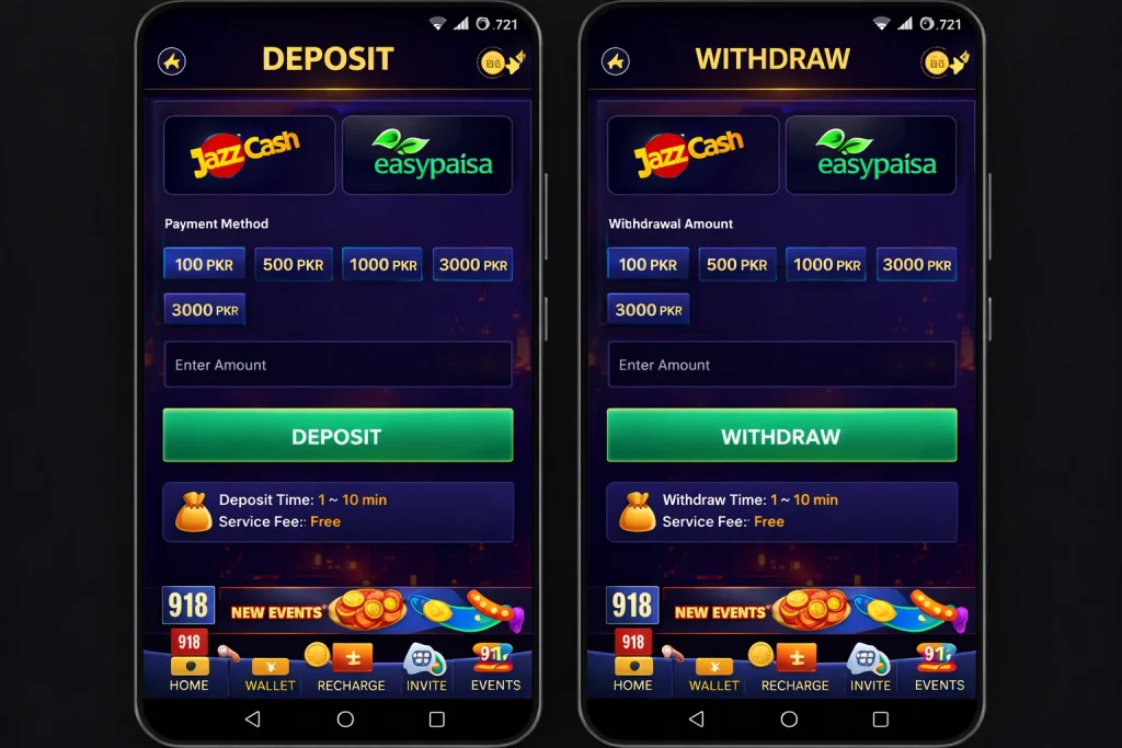 988Win Game Deposit and withdraw image