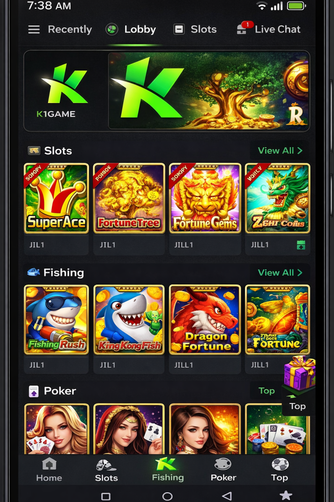 K1 Game interface image