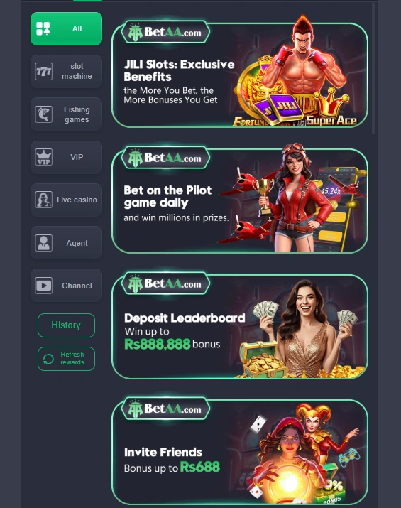 BetAA Game Rewards image