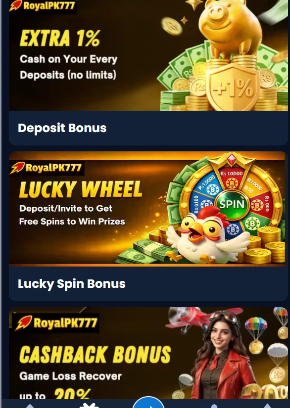 RoyalPk777 Game Rewards image