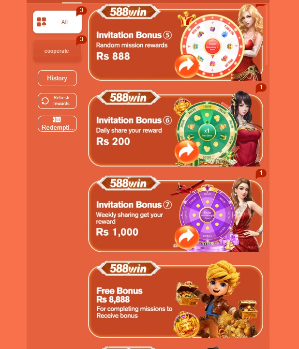 588Win Game Rewards image